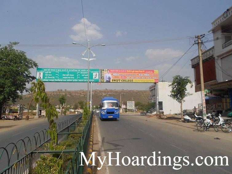 OOH Advertising Nimbahera, Gantry Agency at Pratap Circle To Bus Stand, Flex Banner